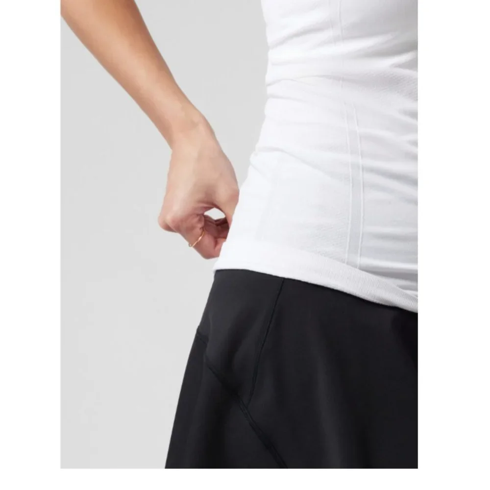 Athleta Momentum Seamless Polo Tank ( Bright White ) NWT‎